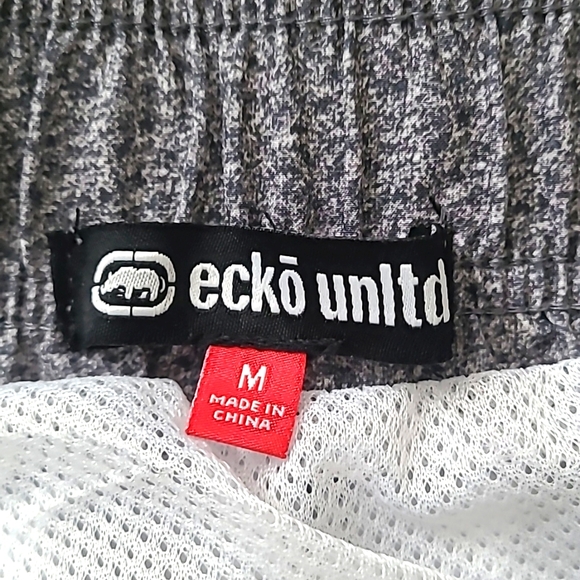 Ecko Unltd Men's Board Shorts, size medium, gray, NWT. - Picture 2 of 4